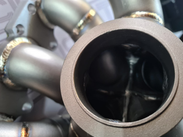 Edelstahl 1.8T 20v 1.8T 20 V-band Garrett Tial Precision Stoßaufladungskrümmer 3mm VW Golf S3 Turbo