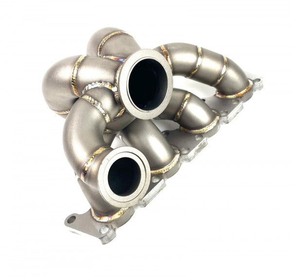 Edelstahl 1.8T 20v 1.8T 20 V-band Garrett Tial Precision Stoßaufladungskrümmer 3mm VW Golf S3 Turbo